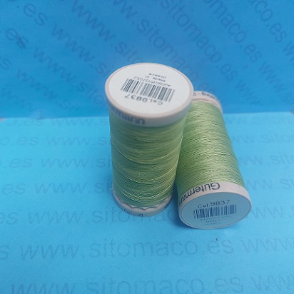 SET 2 BOBINAS GUTERMAN ACOLCHADO 200m  VERDE PISTACHO COD.: 9837